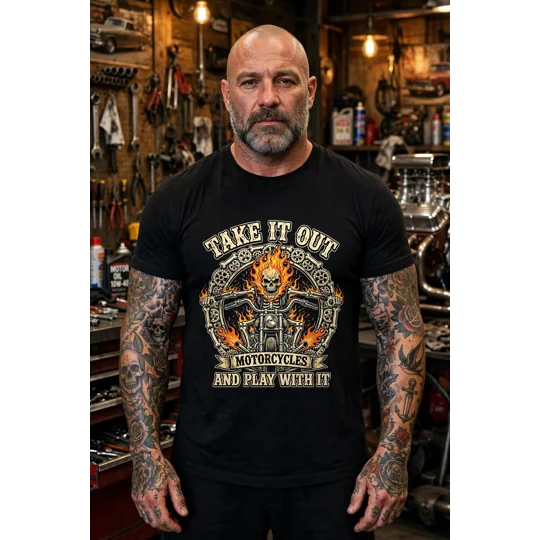 Take It Out Motorcycles Tee