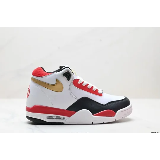 Size 13 - Nike Flight Legacy Gold/White/Red