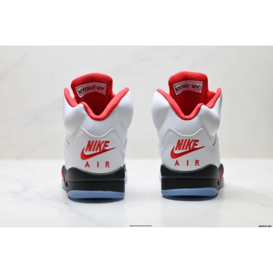 Size 13 - Air Jordan 5 Retro 2025 White and Orange