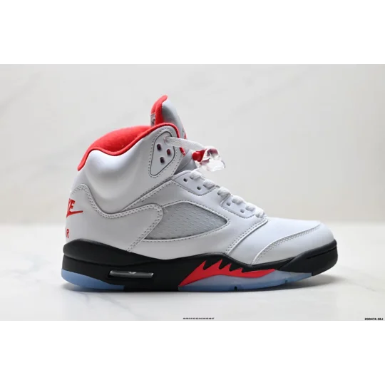 Size 13 - Air Jordan 5 Retro 2025 White and Orange