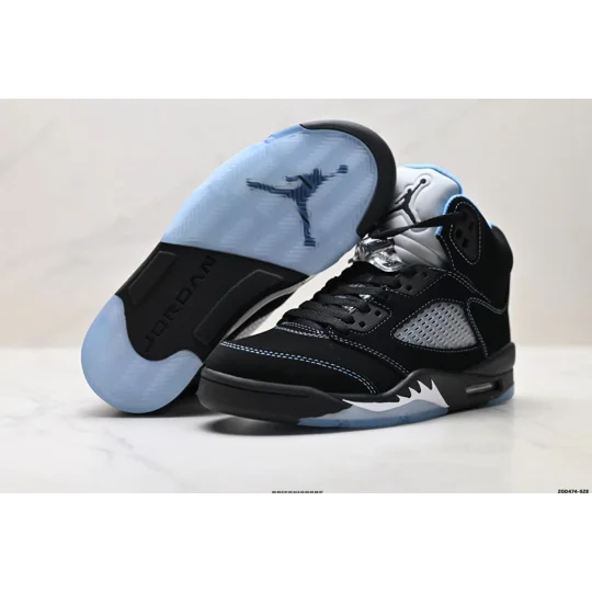Size 13 - Air Jordan 5 Retro 2025 Black and Blue