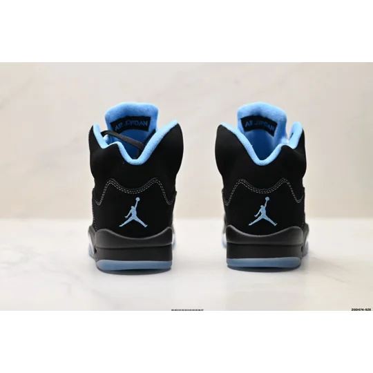 Size 13 - Air Jordan 5 Retro 2025 Black and Blue