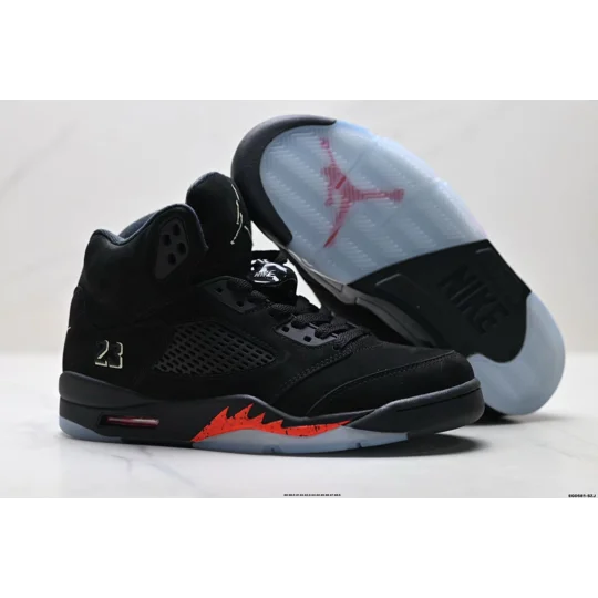 Size 13 - Air Jordan 5 Retro 2025 Black and Red