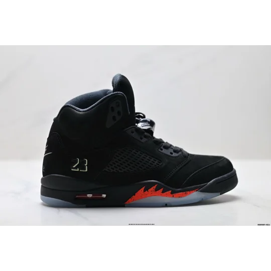 Size 13 - Air Jordan 5 Retro 2025 Black and Red