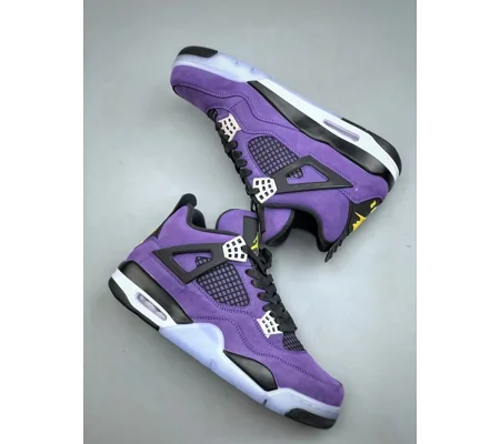 Size 13- Nike Air Jordan Retro Purple/Black/Yellow