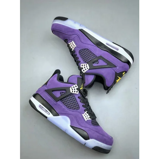 Size 13- Nike Air Jordan Retro Purple/Black/Yellow