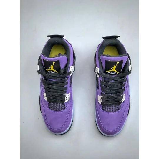 Size 13- Nike Air Jordan Retro Purple/Black/Yellow