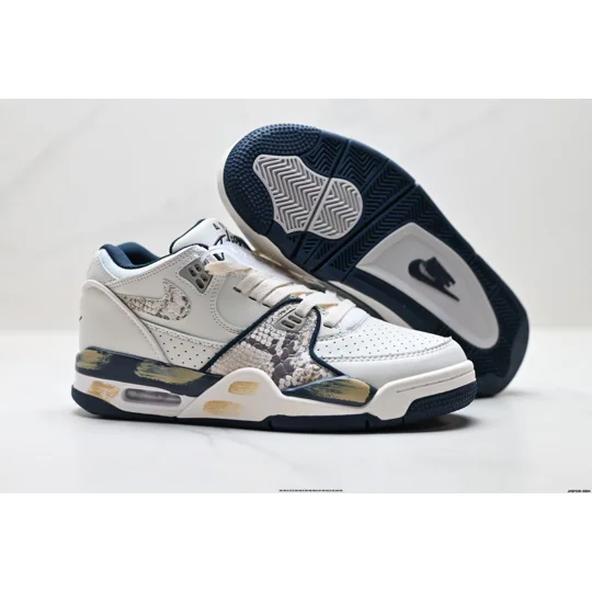 Size 13 - Nike Flight Legacy White/Graphics