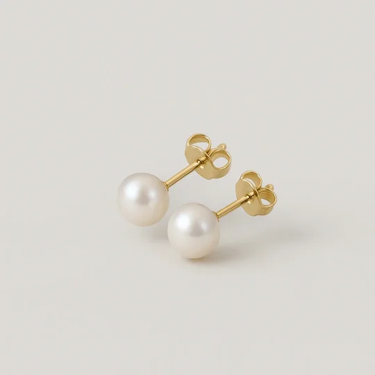 Pearl Stud Earrings