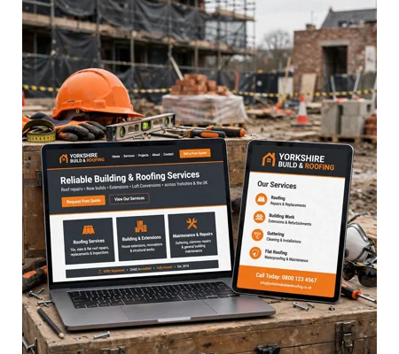 Builder & Roofing Website - £125 Per Year - SWDS UK