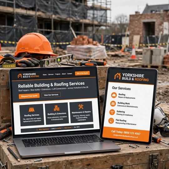 Builder & Roofing Website - £125 Per Year - SWDS UK
