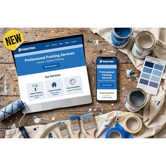 Painter & Decorator Website - £125 Per Year - SWDS UK