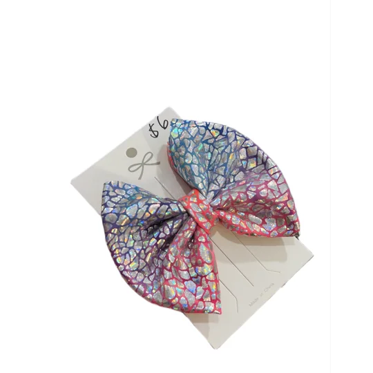 Pink & Blue Mermaid Single Bow tie Bow