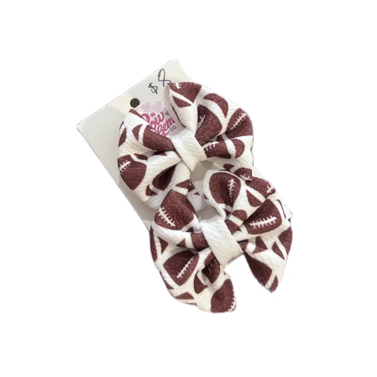 Football Bow tie Piggie Set