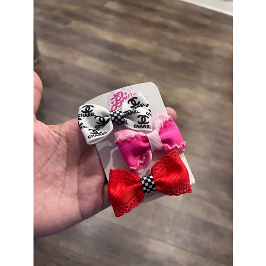Pup/Baby Bows (Random Color)