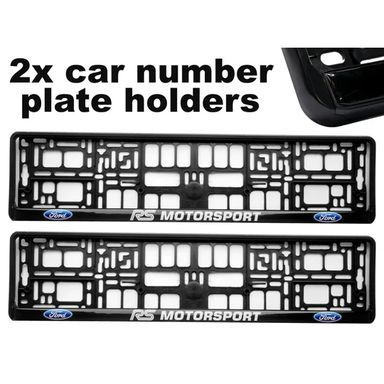 2x GeL Number plate holders for Ford RS car