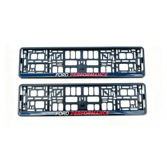 2x GeL Number plate holders for FORD PERFORMANCE car