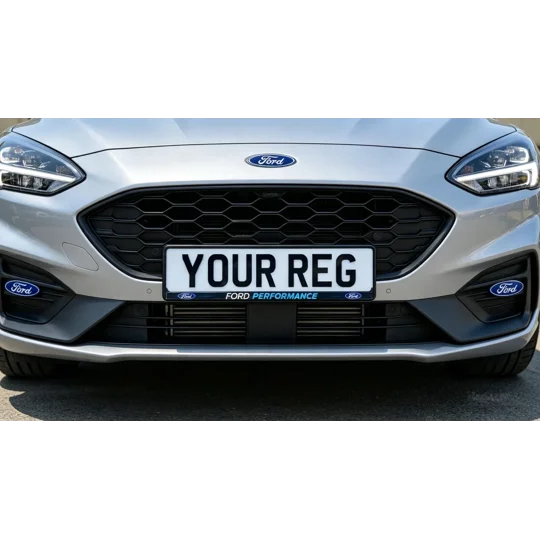 2x GeL Number plate holders for FORD PERFORMANCE car