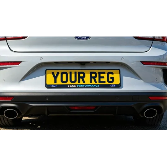 2x GeL Number plate holders for FORD PERFORMANCE car