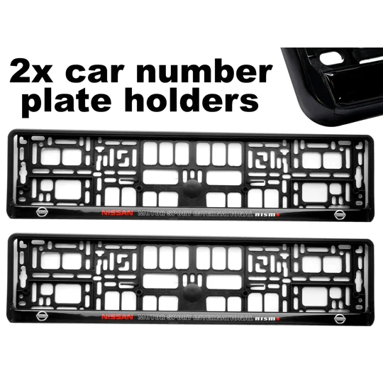 2x GeL Number plate holders for NISMO car
