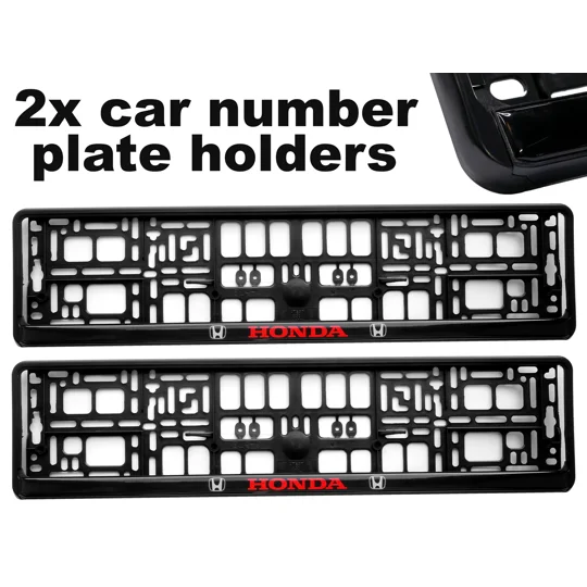 2x GeL Number plate holders for HONDA car