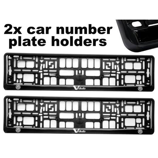 2x GeL Number plate holders for VDUB car