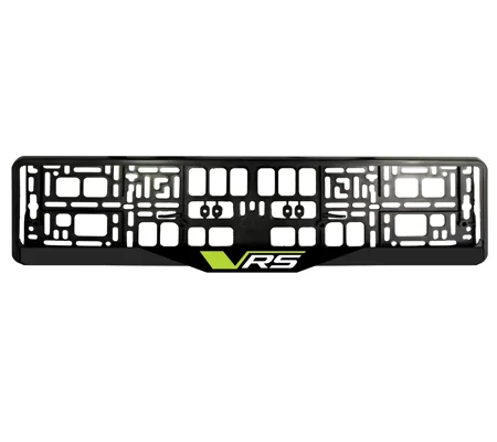 2x 4D Signature Number plate holders for VRS car