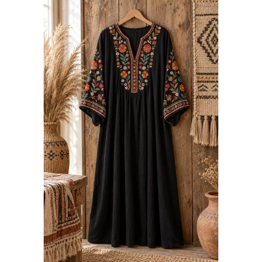 Mesa Embroidered Caftan