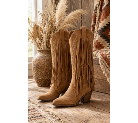 Dusty Trail Fringe Boots