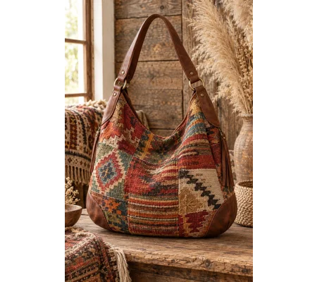 Kilim Patch Hobo
