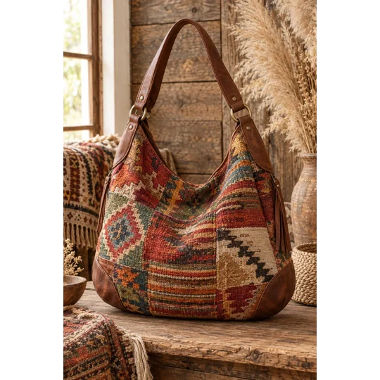 Kilim Patch Hobo
