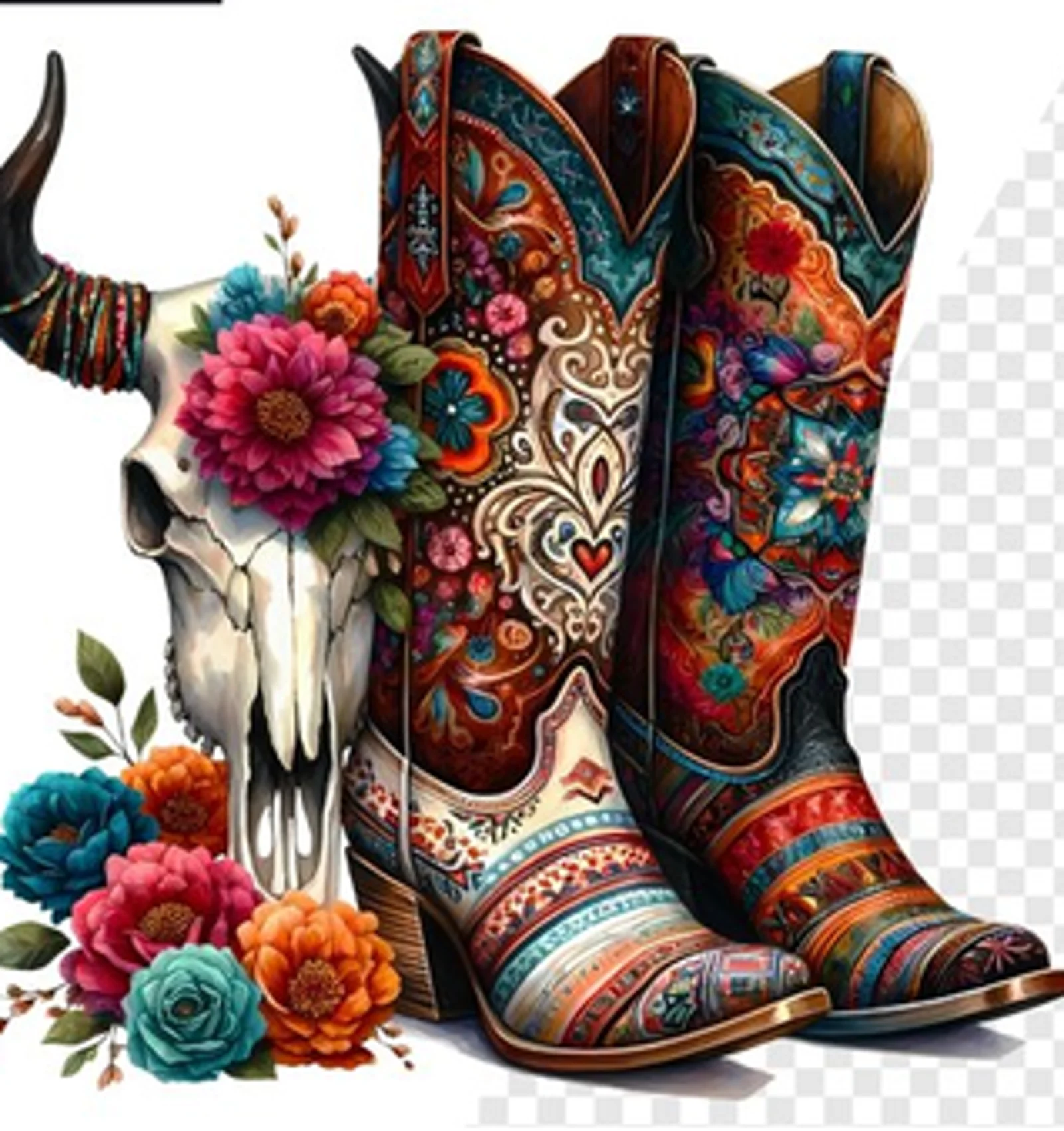 Boots Boho 1793435382336