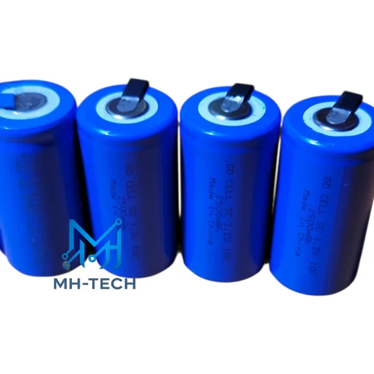 Batteries Rechargeables GD CELL SC 1.2V 2500mAh 10C 