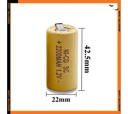 Batteries Rechargeables Ni-CD SC2200mAh 1.2V