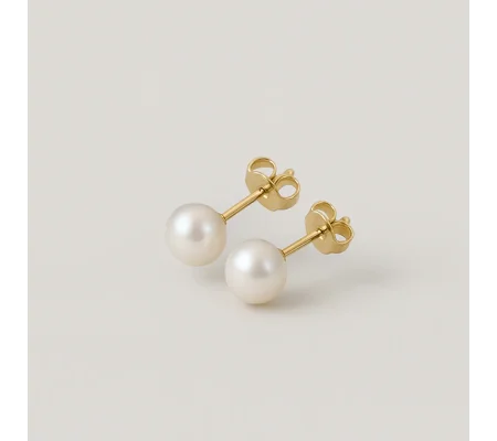 Pearl Stud Earrings