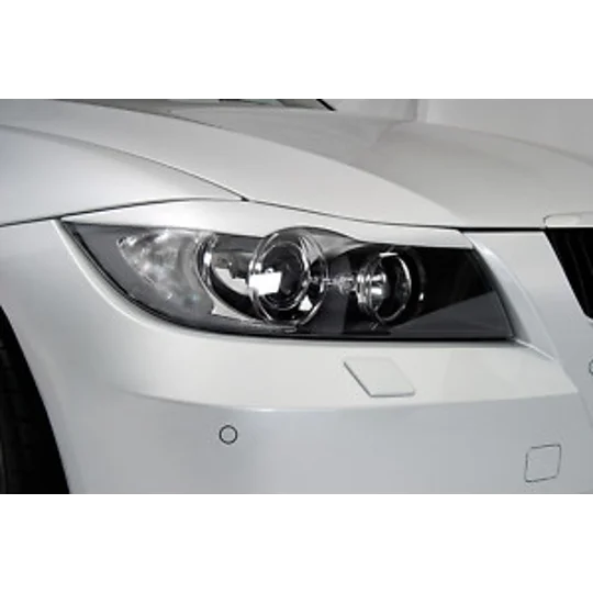 BMW E90 3 Series 05-09 Pair Eyebrows Eyelids ABS Plastic