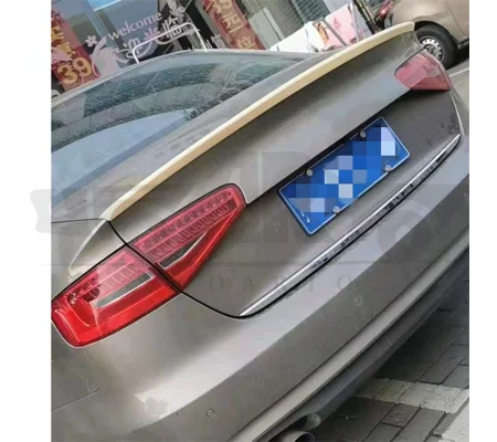 Audi A6 C7 Yrs 12-18 Fitted Boot Spoiler Gloss Black Finish