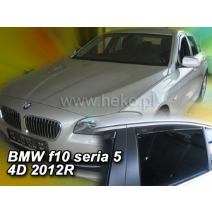 BMW 5 Series F10 Saloon 4Dr Yrs 11 - 17 Brand New Heko 4 Piece Wind Deflectors 11148
