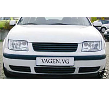 VW BORA YRS 99-04 , Badgeless Debadged Black Grill NEW