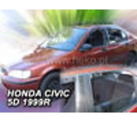 Honda Civic EG Saloon Yrs 91 - 95 4DR Brand New Heko 4 Piece Wind Deflectors 17157