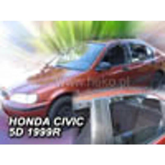 Honda Civic EG Saloon Yrs 91 - 95 4DR Brand New Heko 4 Piece Wind Deflectors 17157