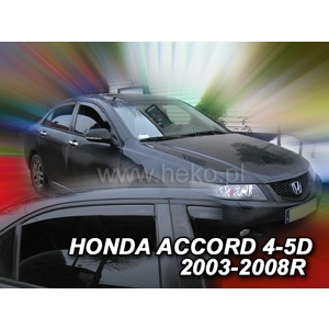 Honda Accord CL7 Saloon Yrs 03-08 4DR Brand New Heko 4 Piece Wind Deflectors 17176