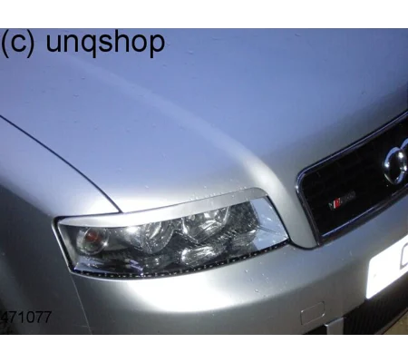 AUDI A4 B6 01-05 Pair Eyebrows Eyelids ''Straight Design'' ABS Plastic