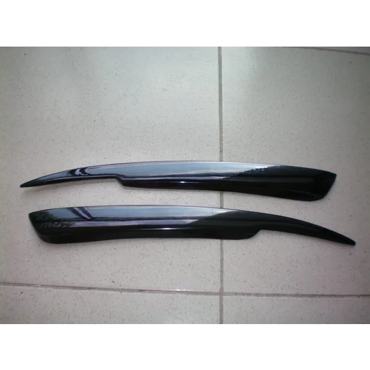 AUDI A4 B6 01-05 Pair Eyebrows Eyelids ''Straight Design'' ABS Plastic