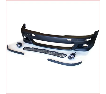 BMW E39 5 Series Yrs 96 - 03 Msport Front Bumper Style Plastic with FOGLIGHTs