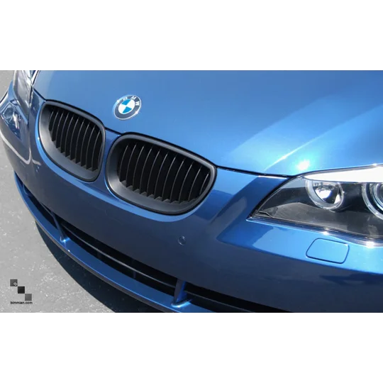 BMW E60 5 Series Yrs 03-09 Black Kidney Grills
