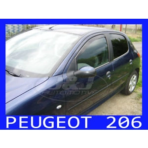 Peugeot 206 Yrs 98-05 3drs Brand New Heko 2 Piece Wind Deflectors