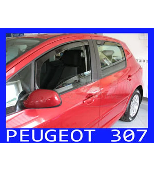 Peugeot 307 Yrs 01-08 5drs Brand New Heko 4 Piece Wind Deflectors 26119