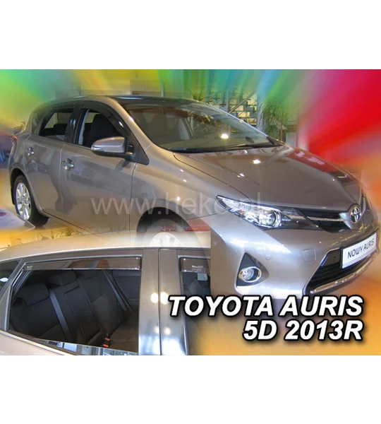 Toyota Auris 5drs Yrs 13-on E180 Brand New Heko 4 Piece Wind Deflectors 29629