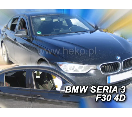 BMW 3 Series F30 Yrs 11-on 4 Drs Saloon Brand New Heko 4 Piece Wind Deflectors 11150